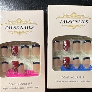 Two (2) Sets of Press on Nails